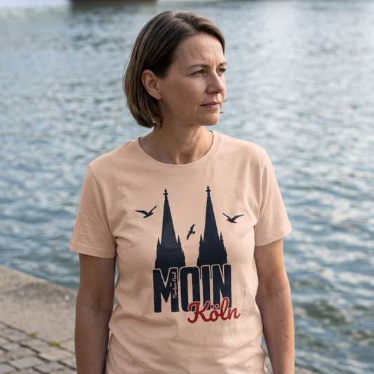 Moin Köln | Gruß von der Küste | Unisex Shirt Premium