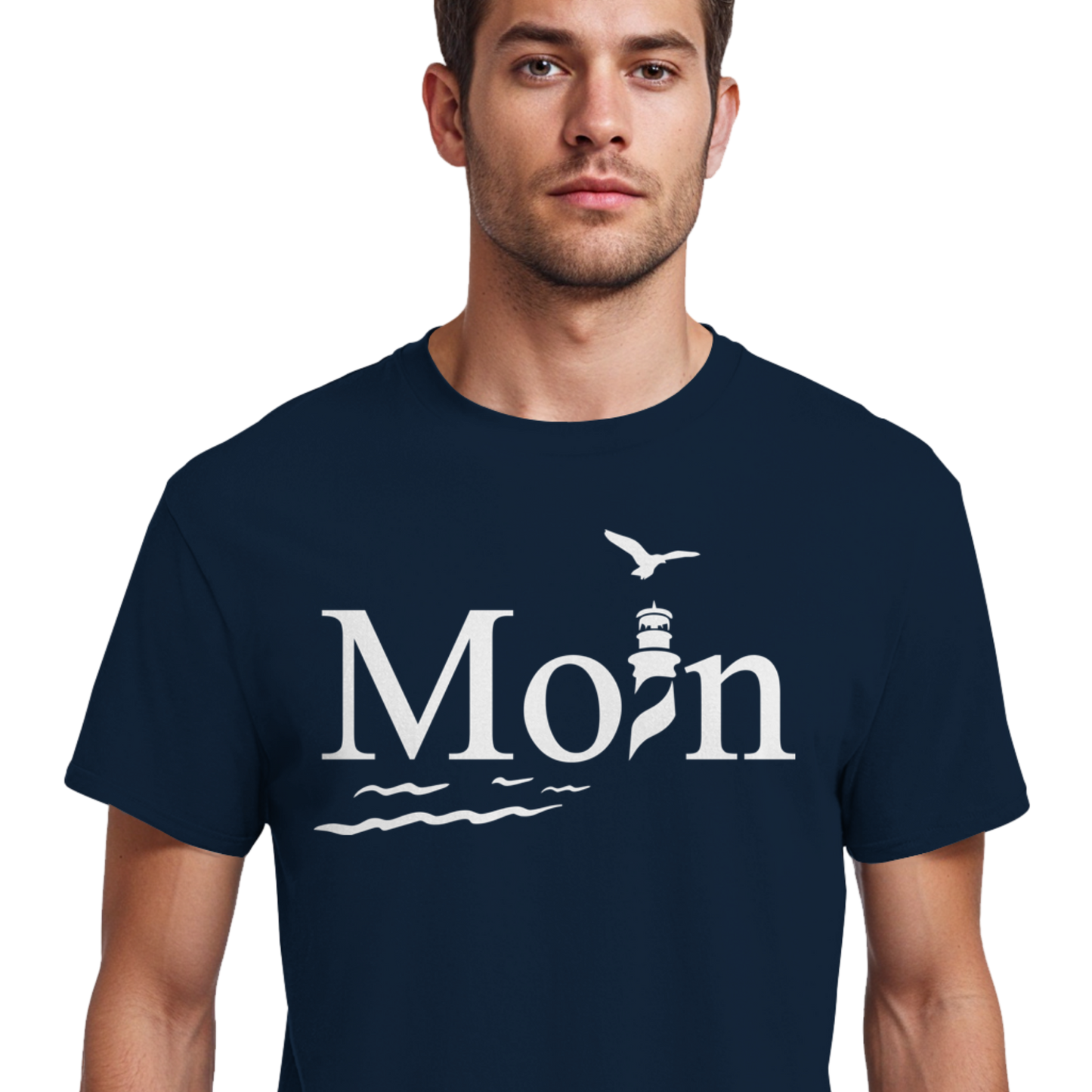 Moin | Echte Küstenliebe | Unisex Shirt