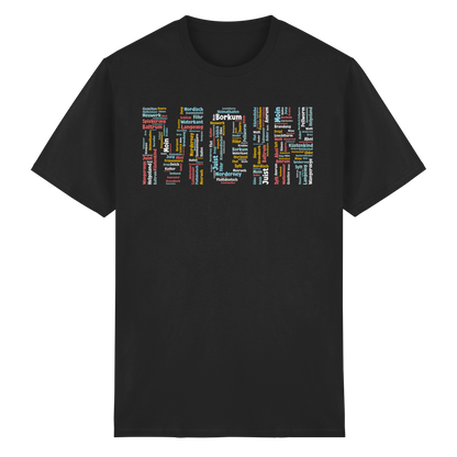 Moin Wortwolke | Gruß von der Küste | Unisex Shirt