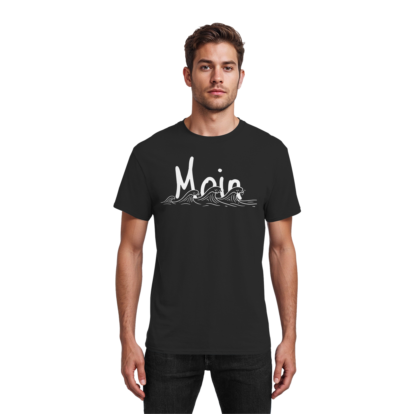 Moin & Wellen | Ebbe trifft Flut | Unisex Shirt