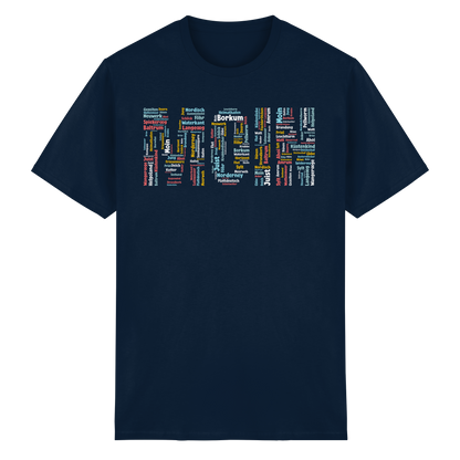 Moin Wortwolke | Gruß von der Küste | Unisex Shirt