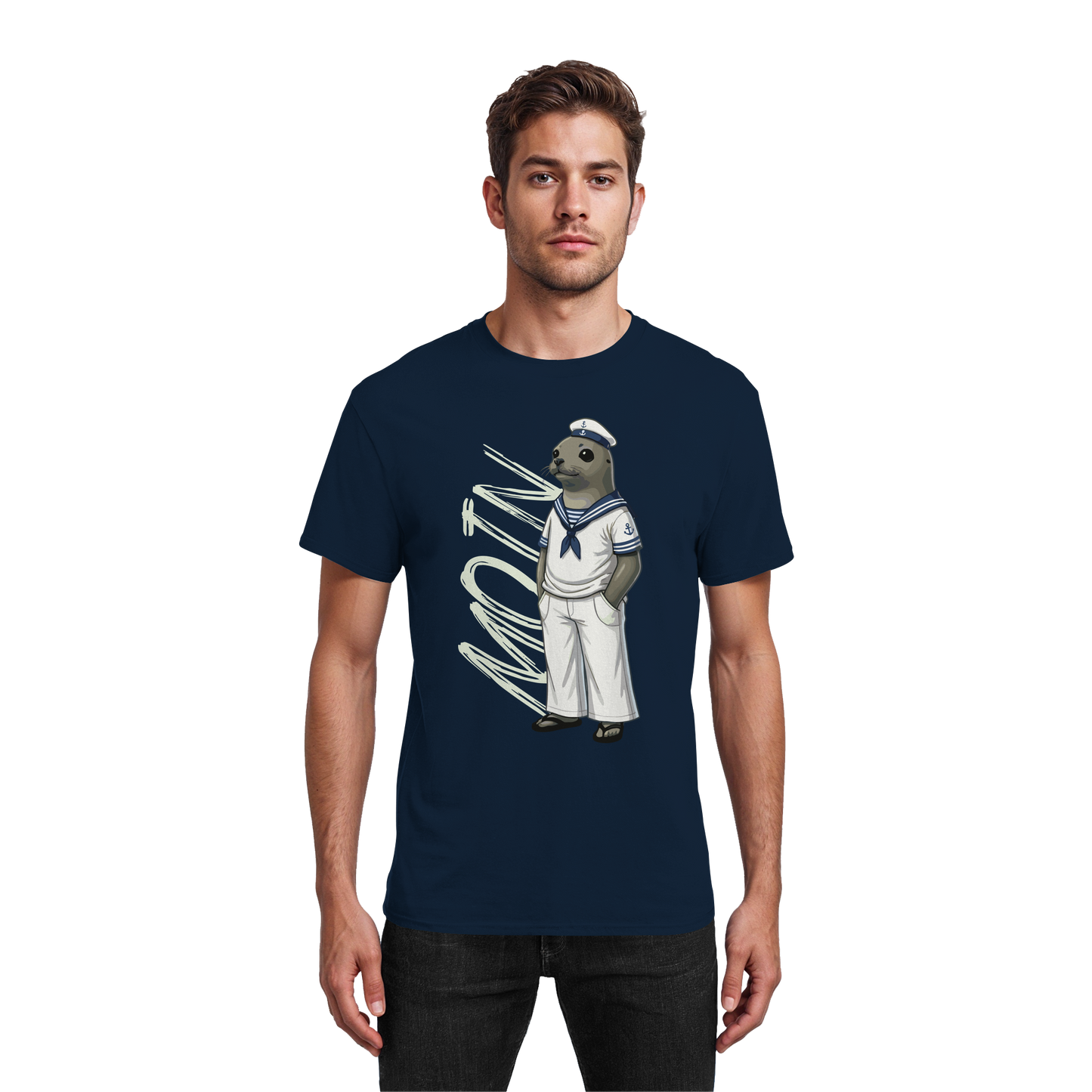 Matrose Seehund | Gruß aus dem Norden | Unisex Shirt