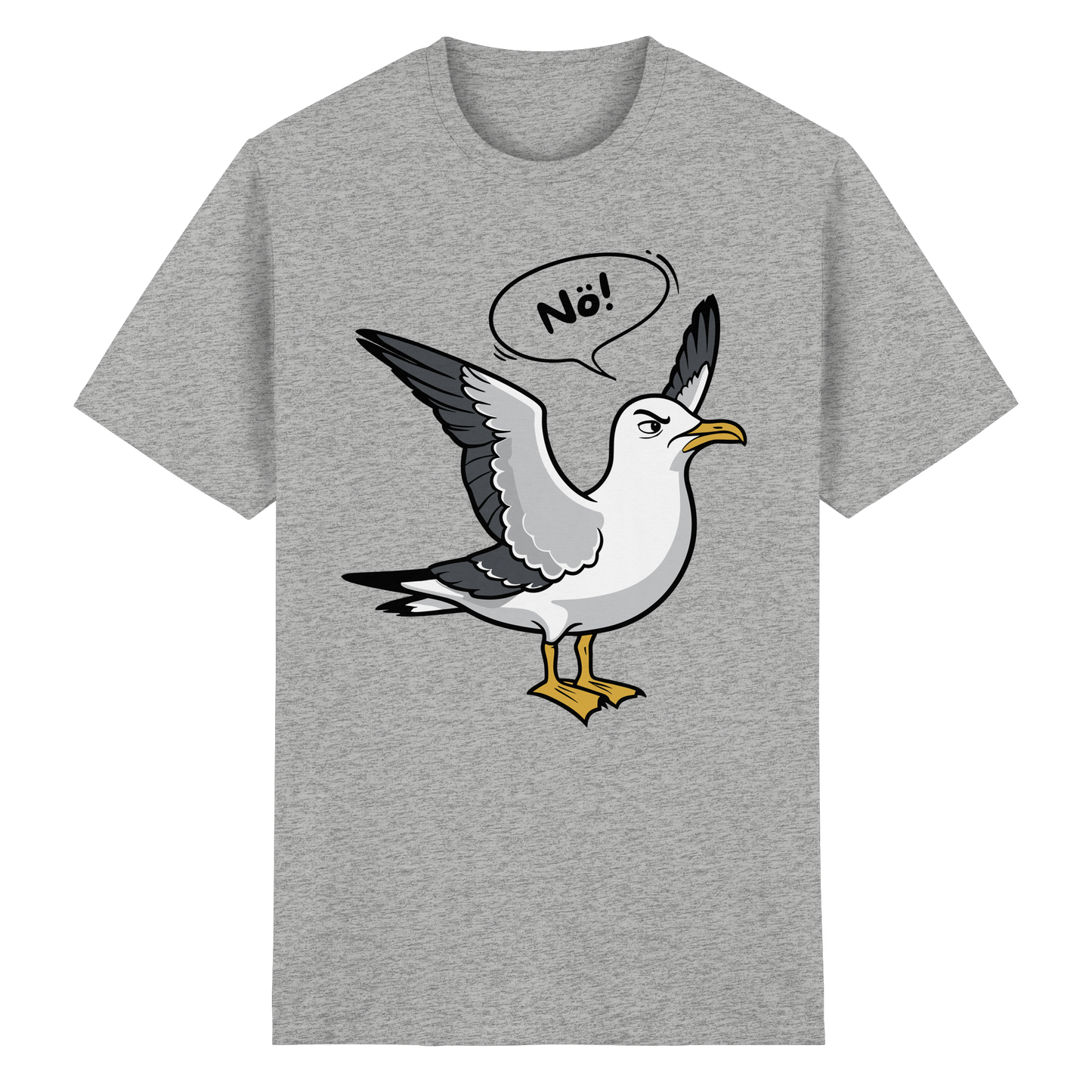 Möwe sagt Nö! | Küstenhumor | Unisex Shirt