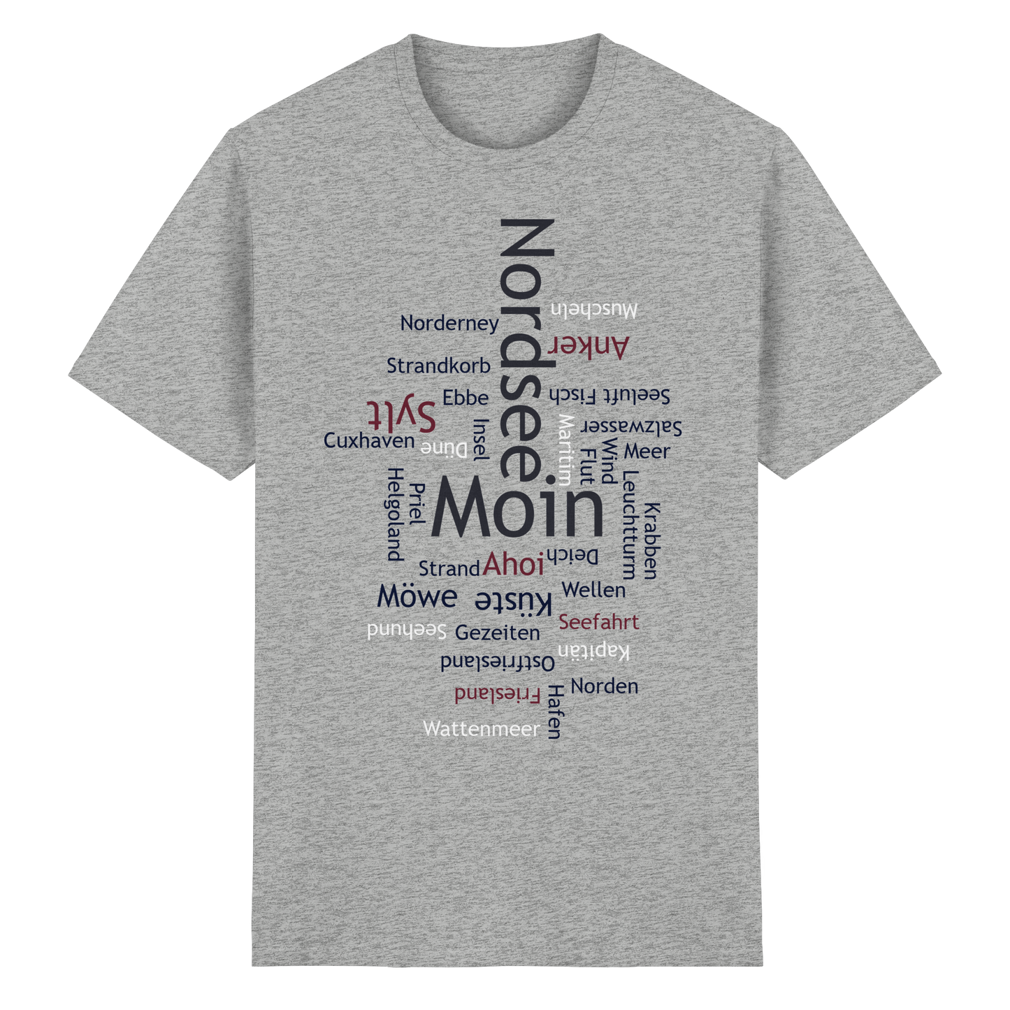 Wortwolke | Heimat Meer | Unisex Shirt