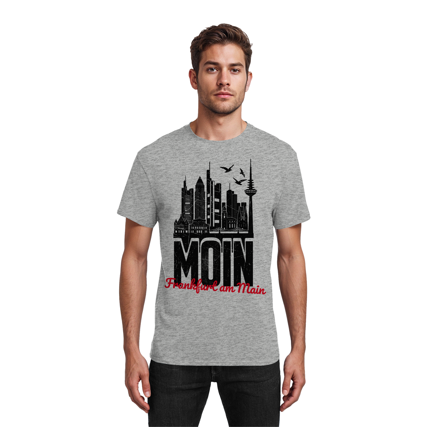 Moin Frankfurt am Main | Gruß von der Küste | Unisex Shirt