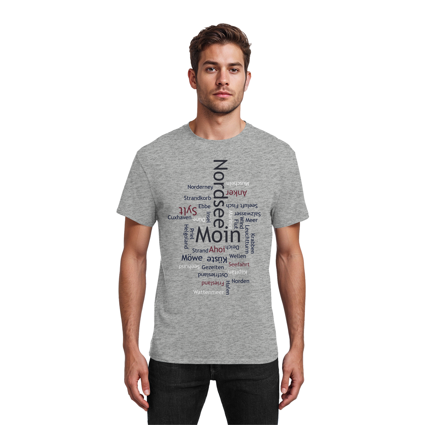Wortwolke | Heimat Meer | Unisex Shirt