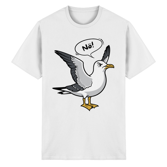 Möwe sagt Nö! | Küstenhumor | Unisex Shirt