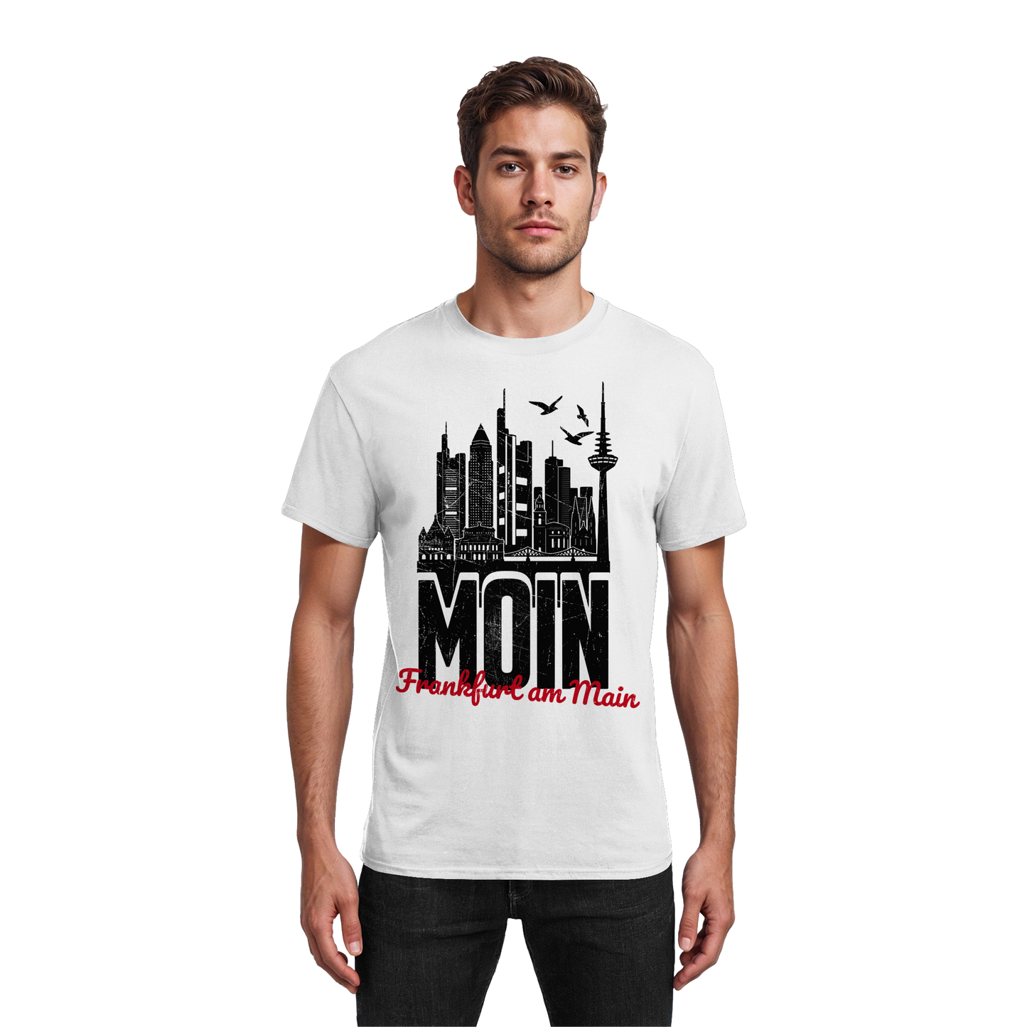 Moin Frankfurt am Main | Gruß von der Küste | Unisex Shirt