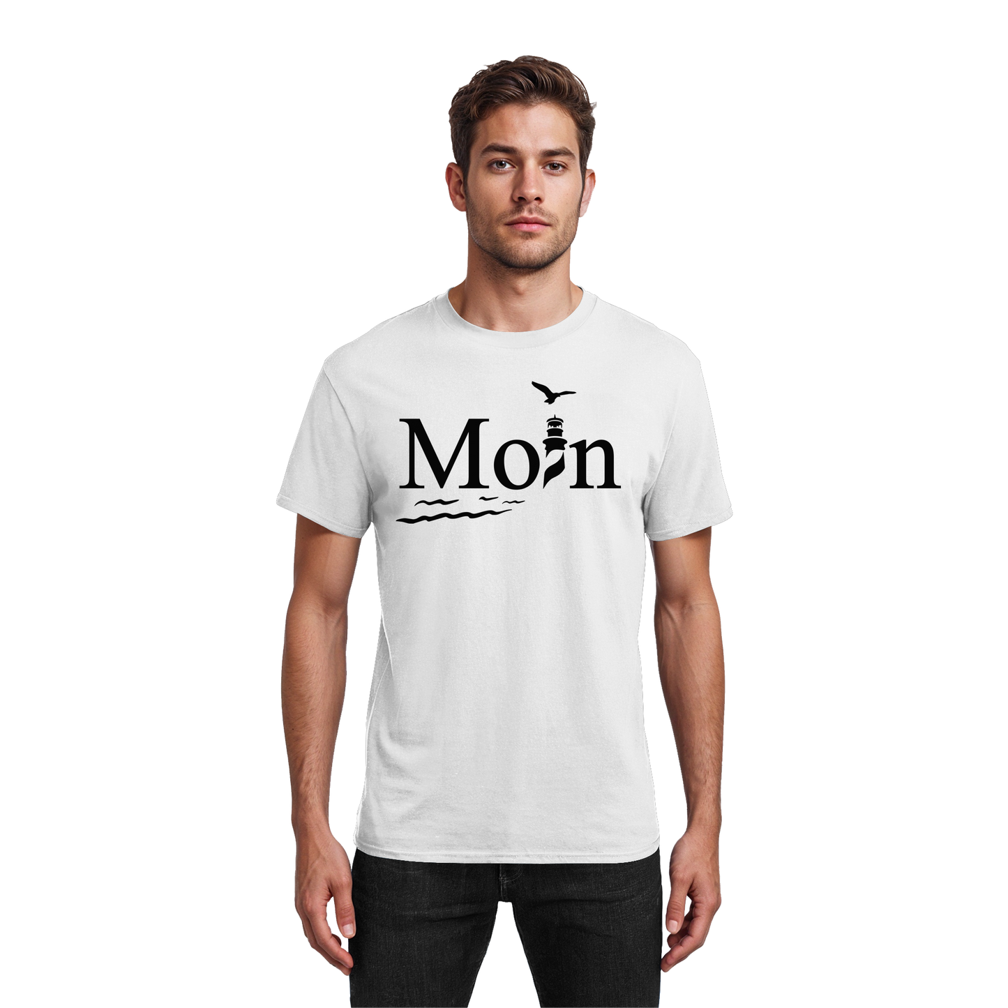 Moin | Echte Küstenliebe | Unisex Shirt