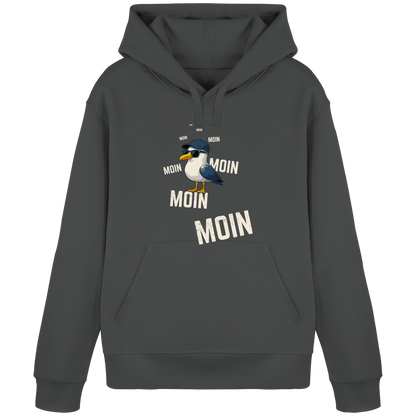 Moin Möwe | Echtes Küstenfeeling | Unisex Hoodie Premium