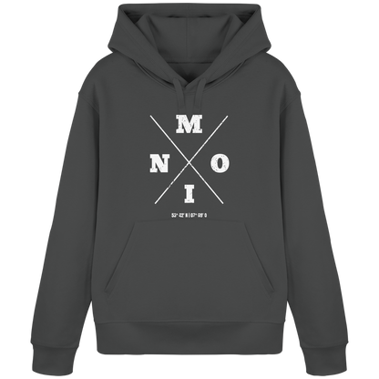 Moin Koordinaten | Geborgenheit am Deich | Unisex Hoodie Premium