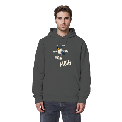 Moin Möwe | Echtes Küstenfeeling | Unisex Hoodie Premium