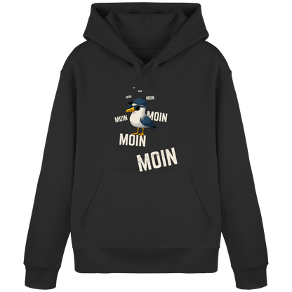 Moin Möwe | Echtes Küstenfeeling | Unisex Hoodie Premium