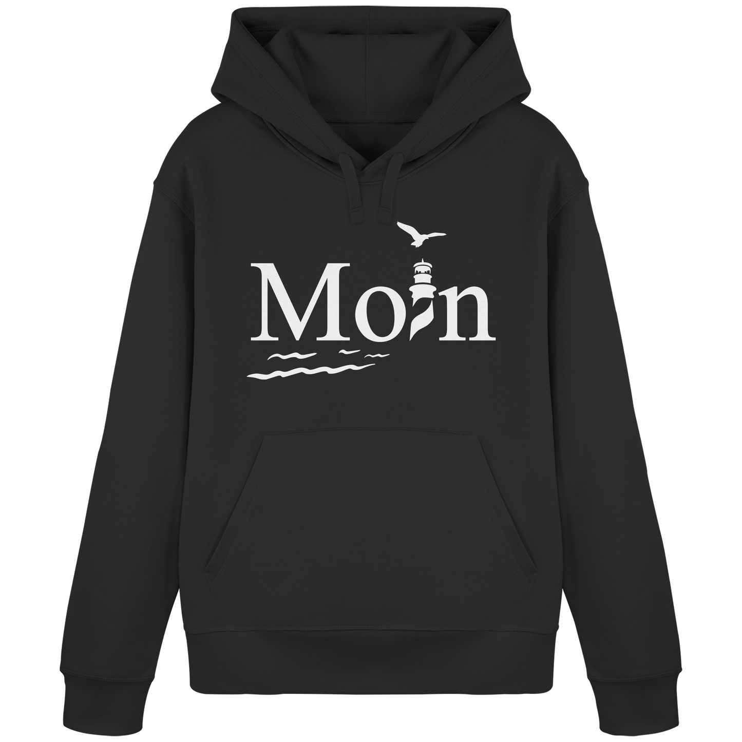 Moin Leuchtturm | Sehnsucht Nordsee | Unisex Hoodie Premium