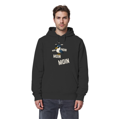 Moin Möwe | Echtes Küstenfeeling | Unisex Hoodie Premium