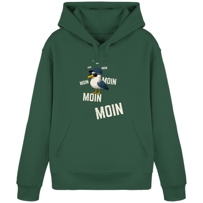 Moin Möwe | Echtes Küstenfeeling | Unisex Hoodie Premium