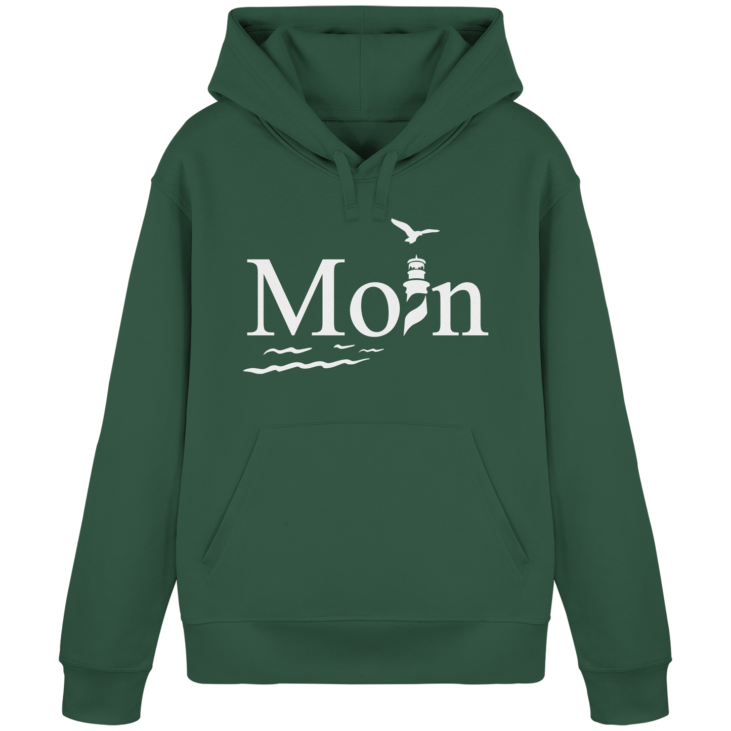 Moin Leuchtturm | Sehnsucht Nordsee | Unisex Hoodie Premium