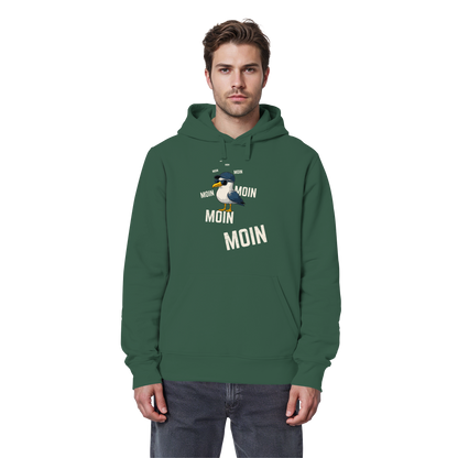 Moin Möwe | Echtes Küstenfeeling | Unisex Hoodie Premium