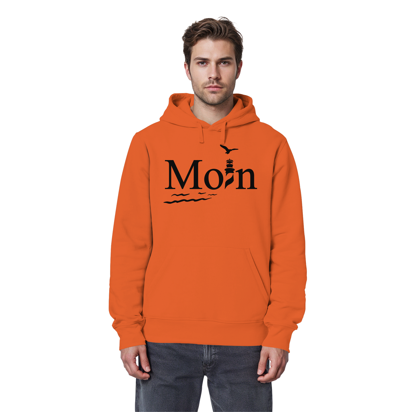 Moin Leuchtturm | Heimatliebe pur | Unisex Hoodie Premium