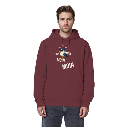 Moin Möwe | Echtes Küstenfeeling | Unisex Hoodie Premium