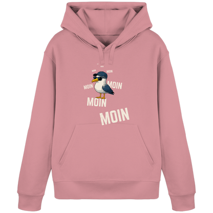 Moin Möwe | Echtes Küstenfeeling | Unisex Hoodie Premium