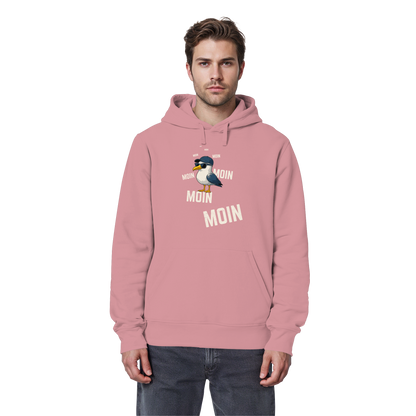 Moin Möwe | Echtes Küstenfeeling | Unisex Hoodie Premium