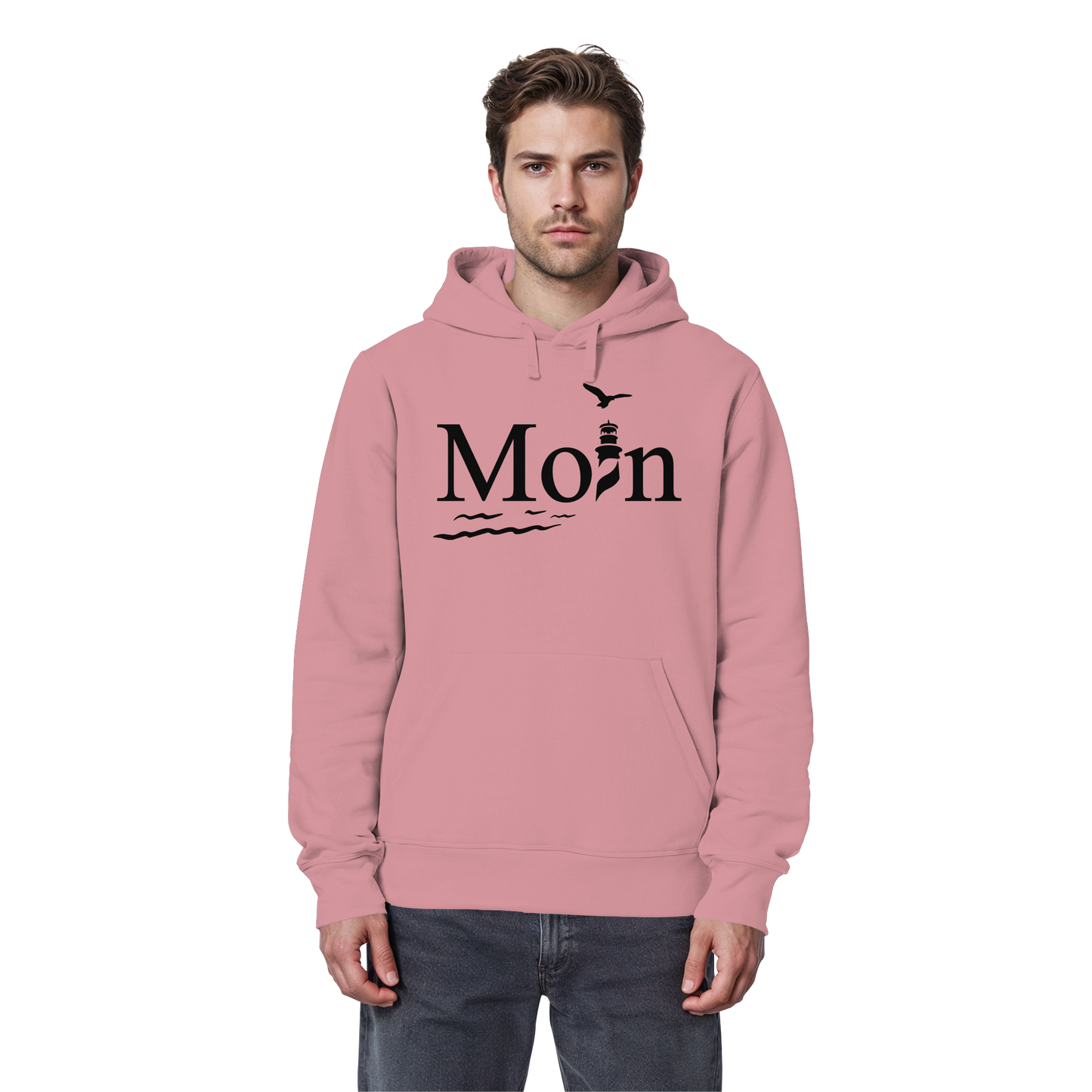 Moin Leuchtturm | Heimatliebe pur | Unisex Hoodie Premium