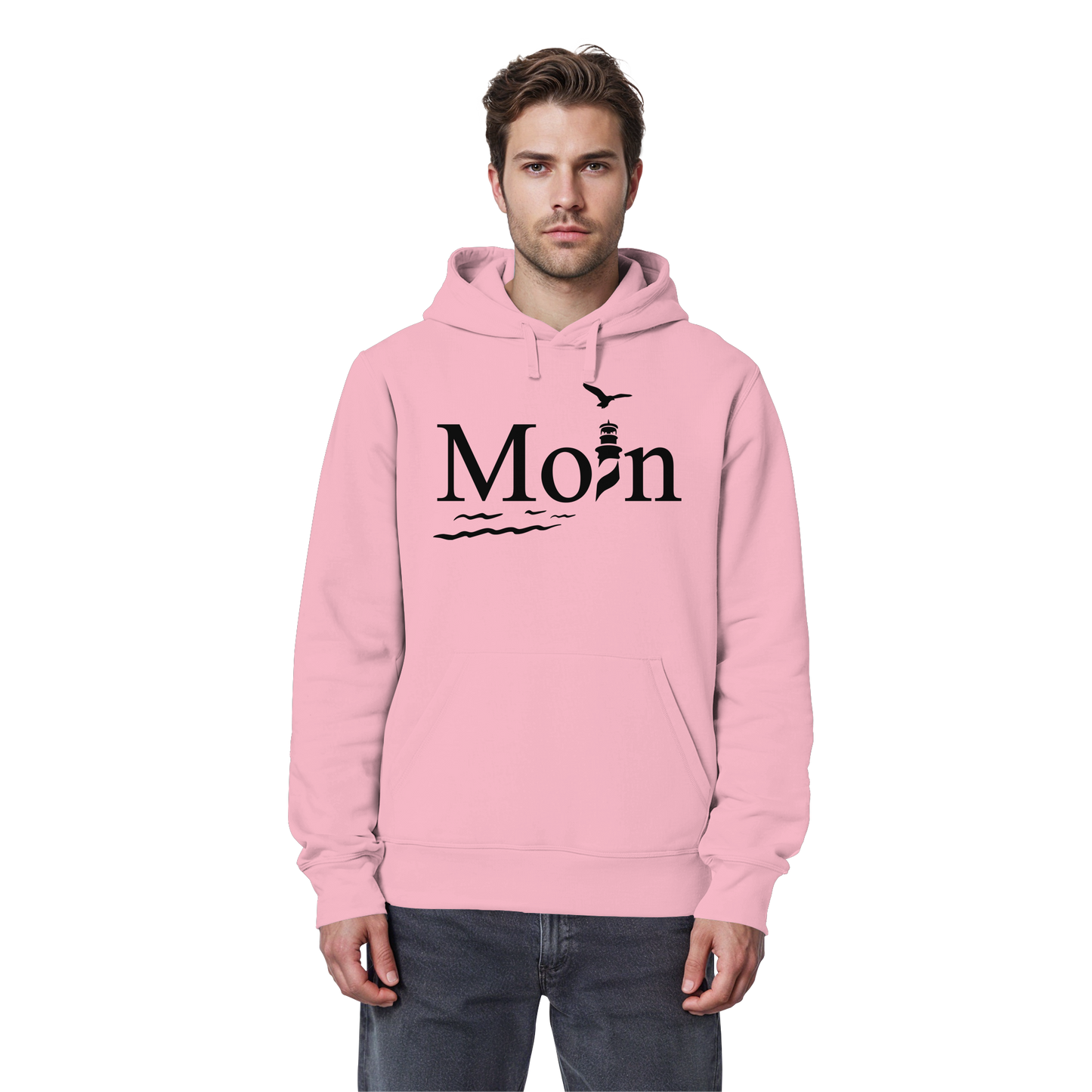 Moin Leuchtturm | Heimatliebe pur | Unisex Hoodie Premium