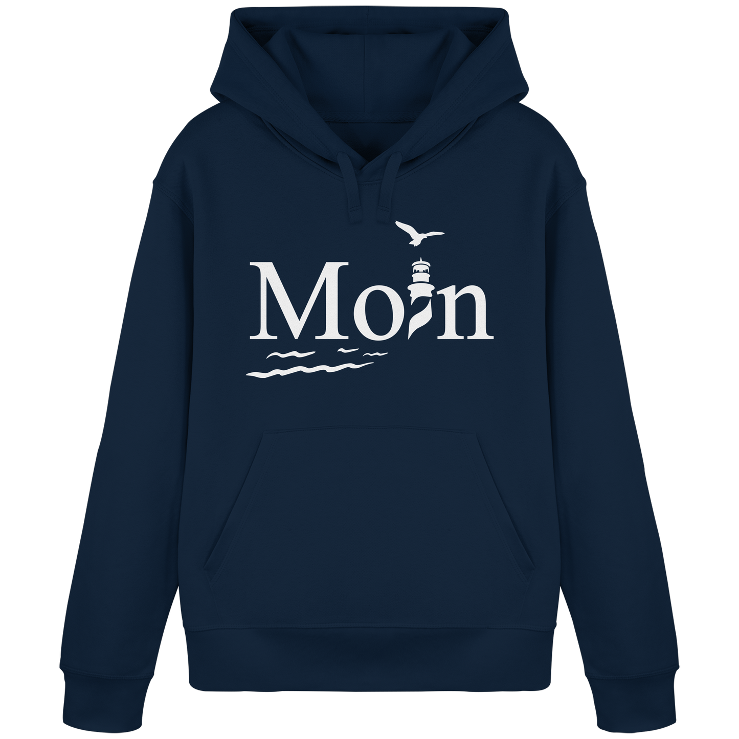 Moin Leuchtturm | Sehnsucht Nordsee | Unisex Hoodie Premium