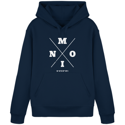Moin Koordinaten | Geborgenheit am Deich | Unisex Hoodie Premium