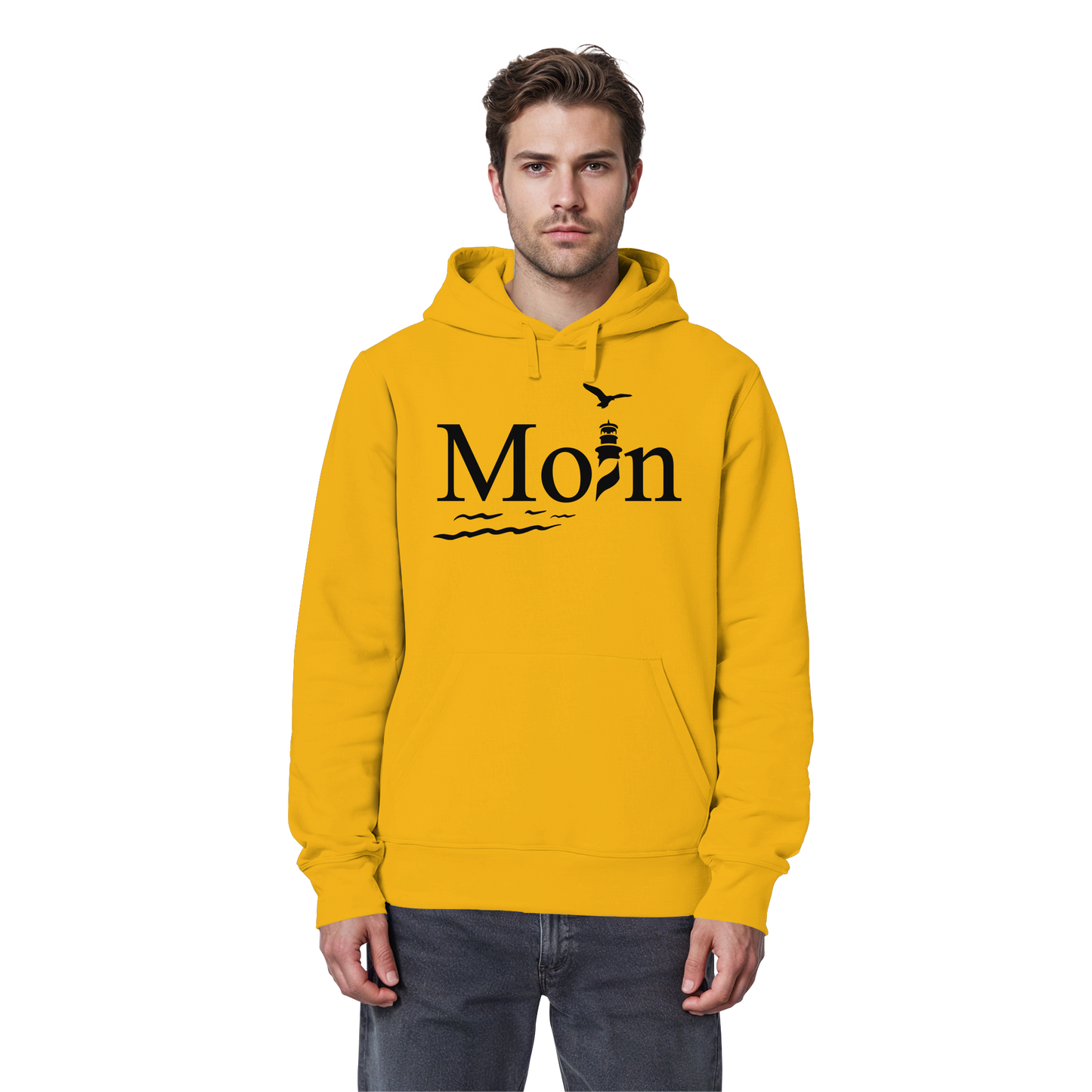 Moin Leuchtturm | Heimatliebe pur | Unisex Hoodie Premium