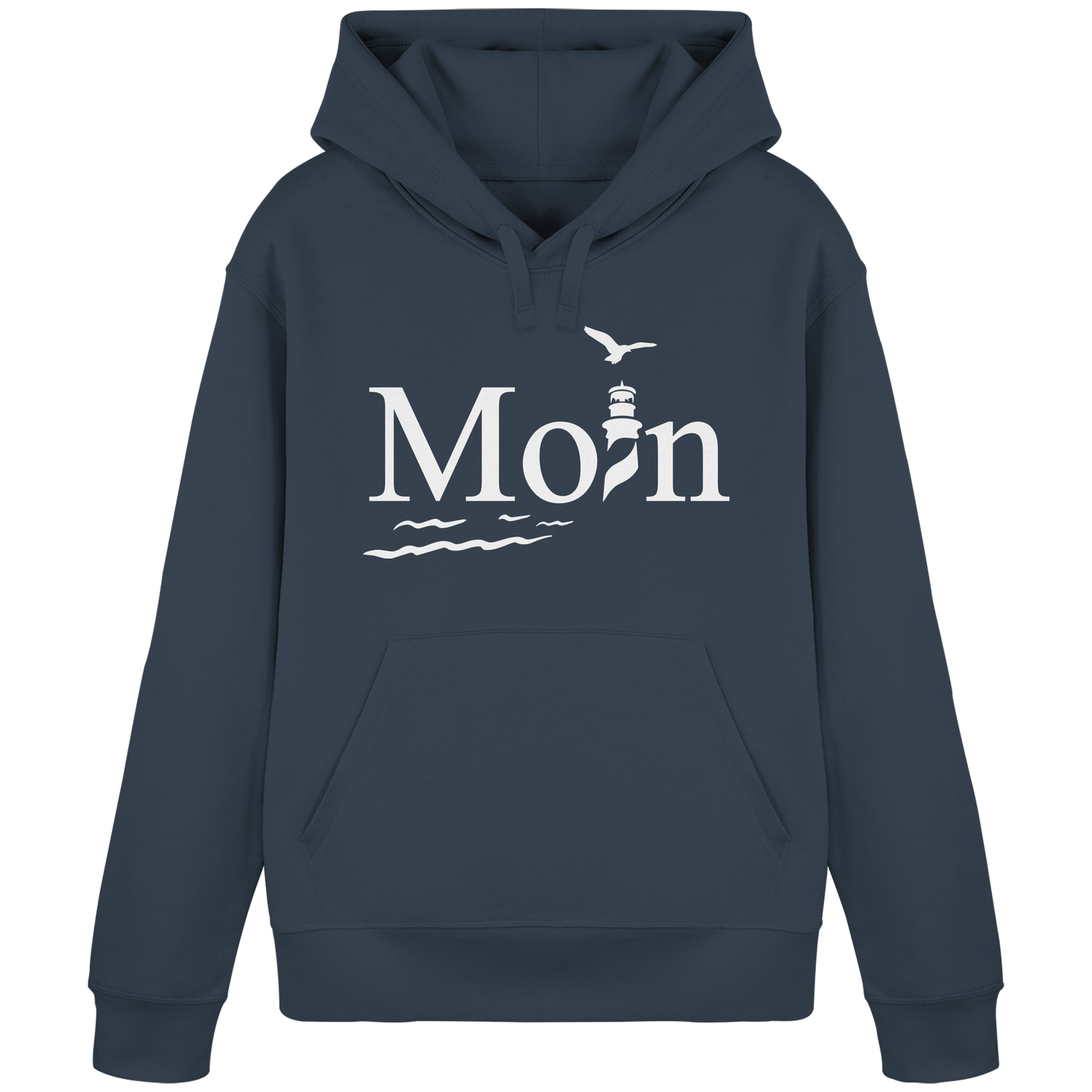 Moin Leuchtturm | Sehnsucht Nordsee | Unisex Hoodie Premium