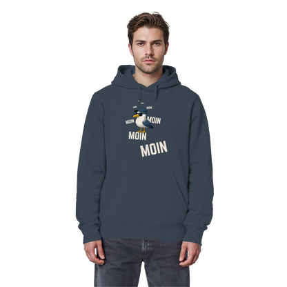 Moin Möwe | Echtes Küstenfeeling | Unisex Hoodie Premium