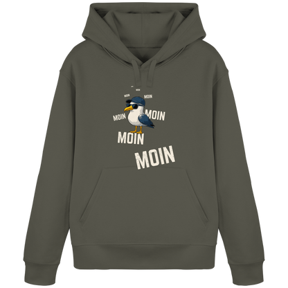 Moin Möwe | Echtes Küstenfeeling | Unisex Hoodie Premium