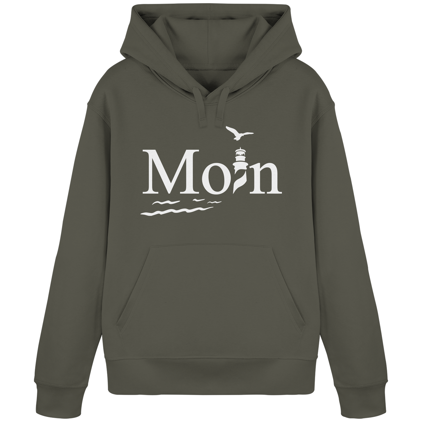 Moin Leuchtturm | Sehnsucht Nordsee | Unisex Hoodie Premium