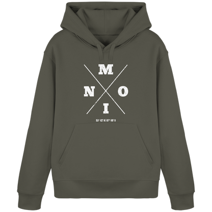 Moin Koordinaten | Geborgenheit am Deich | Unisex Hoodie Premium