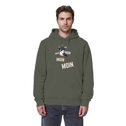 Moin Möwe | Echtes Küstenfeeling | Unisex Hoodie Premium