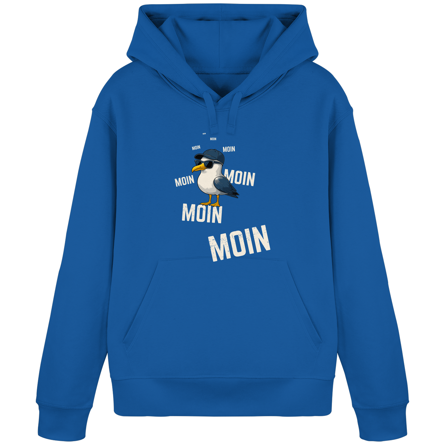 Moin Möwe | Echtes Küstenfeeling | Unisex Hoodie Premium