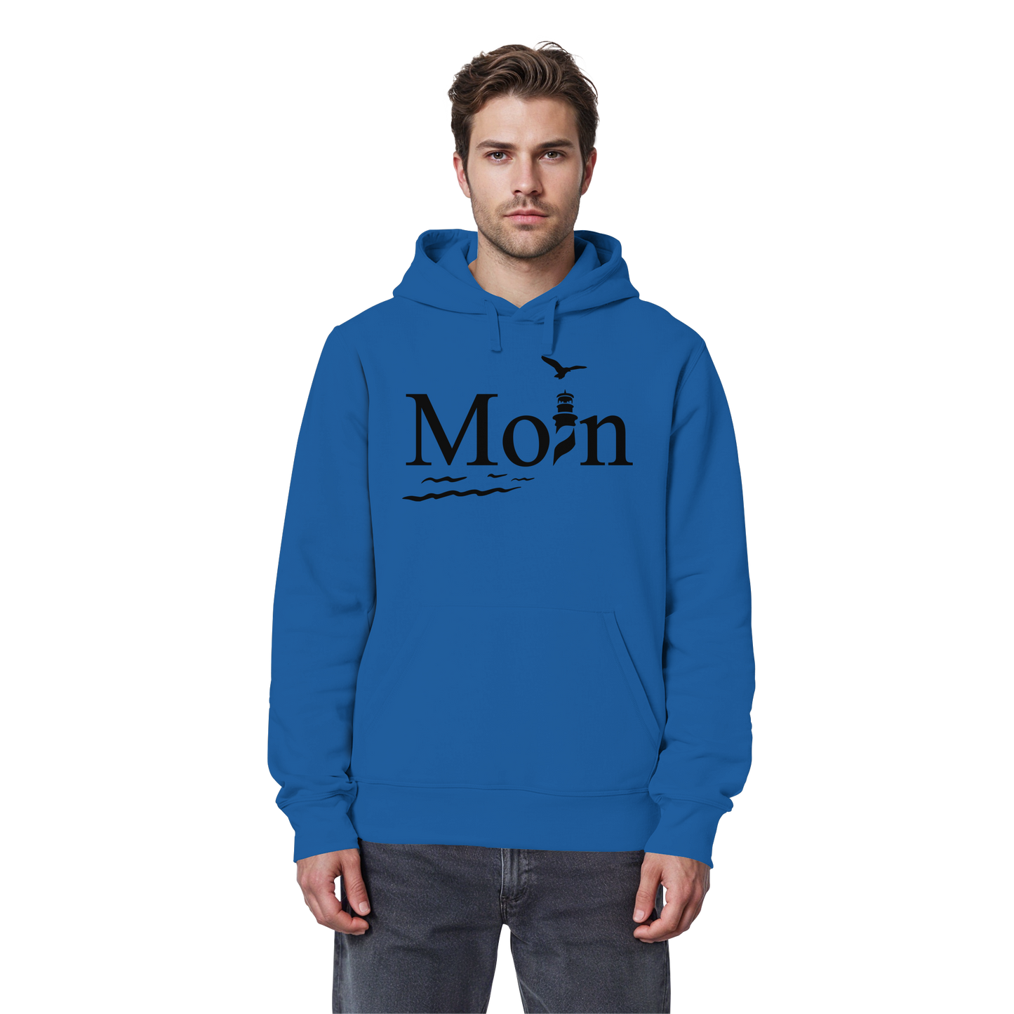 Moin Leuchtturm | Heimatliebe pur | Unisex Hoodie Premium
