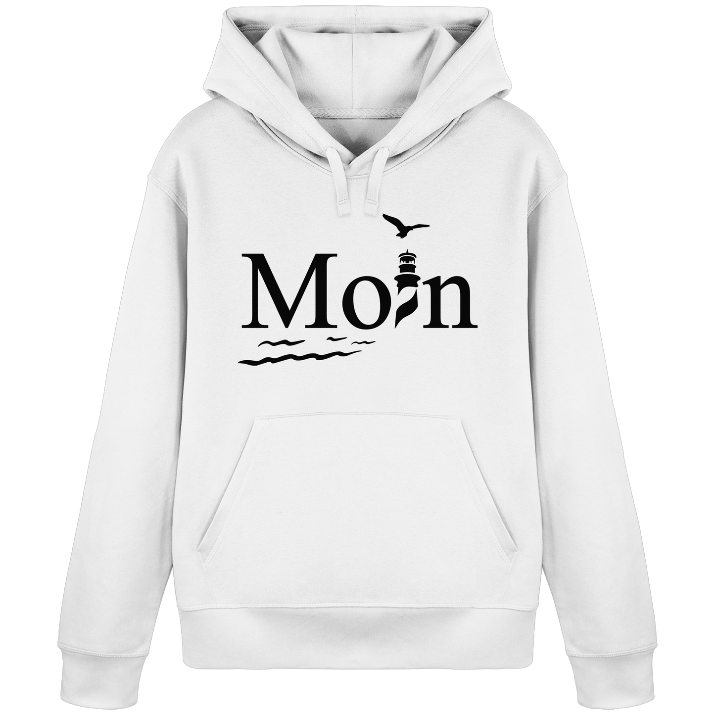 Moin Leuchtturm | Heimatliebe pur | Unisex Hoodie Premium