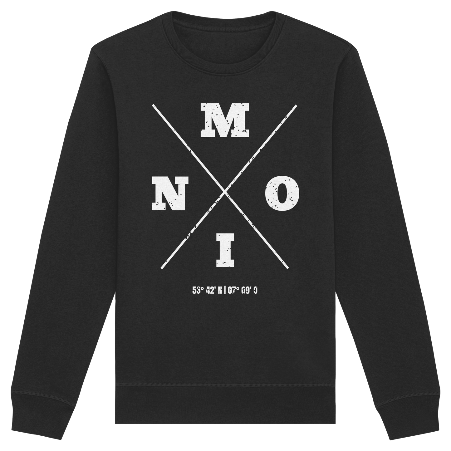Moin Koordinaten | Lieblingsplatz am Meer | Unisex Sweatshirt Premium