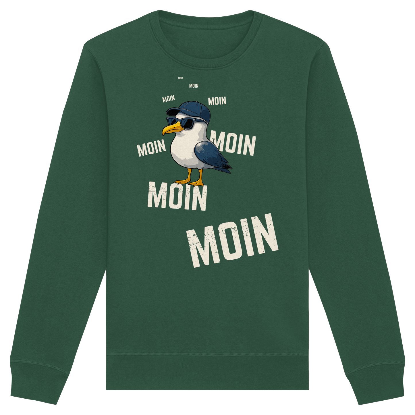 Moin Möwe | Urlaubsgefühl Nordsee | Unisex Sweatshirt Premium