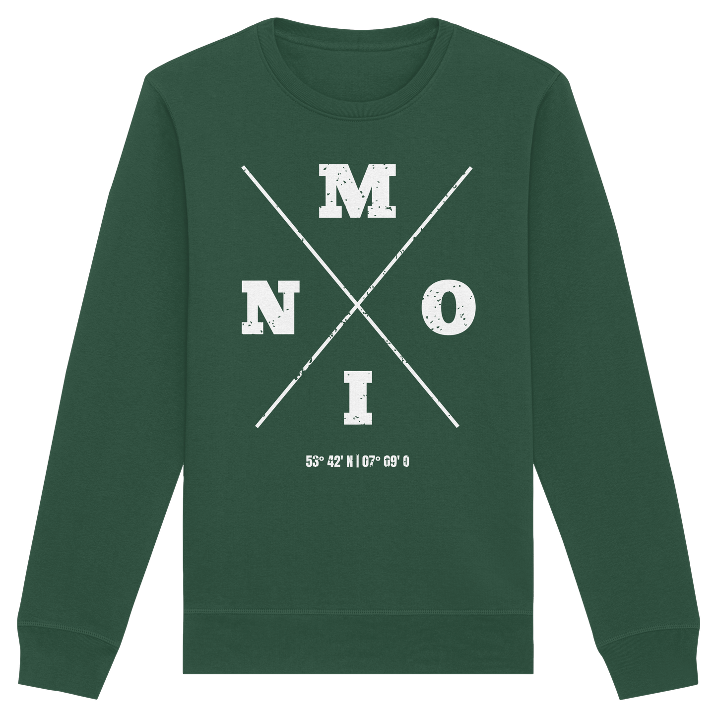 Moin Koordinaten | Lieblingsplatz am Meer | Unisex Sweatshirt Premium