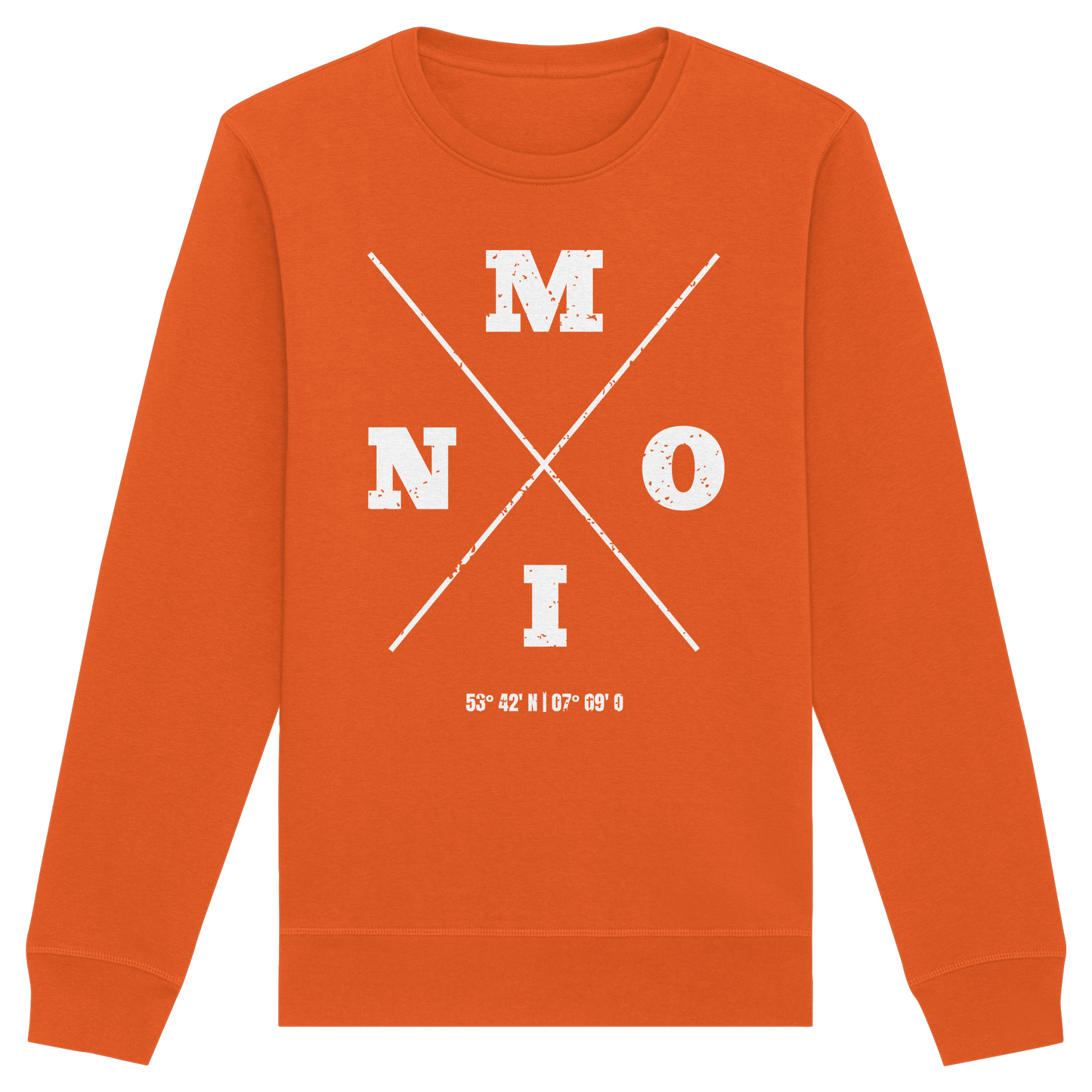 Moin Koordinaten | Lieblingsplatz am Meer | Unisex Sweatshirt Premium
