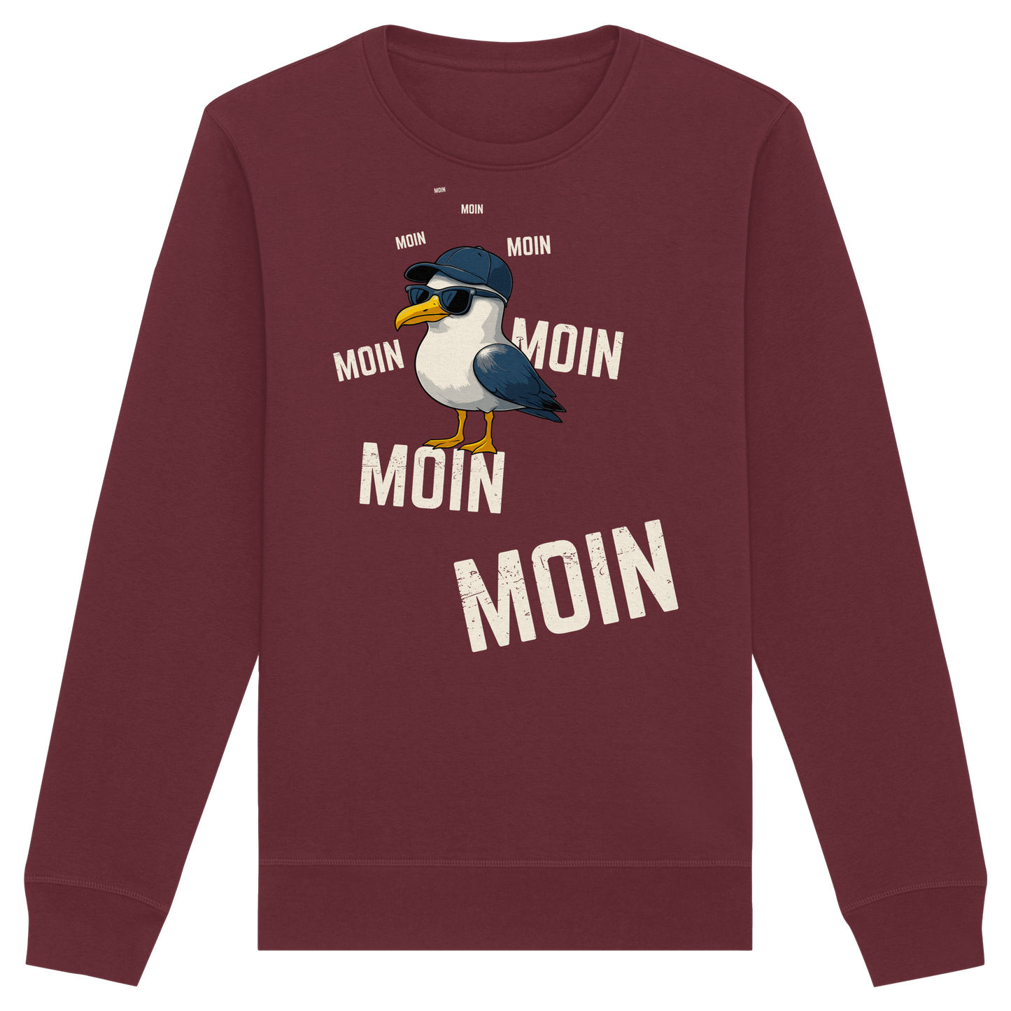 Moin Möwe | Urlaubsgefühl Nordsee | Unisex Sweatshirt Premium