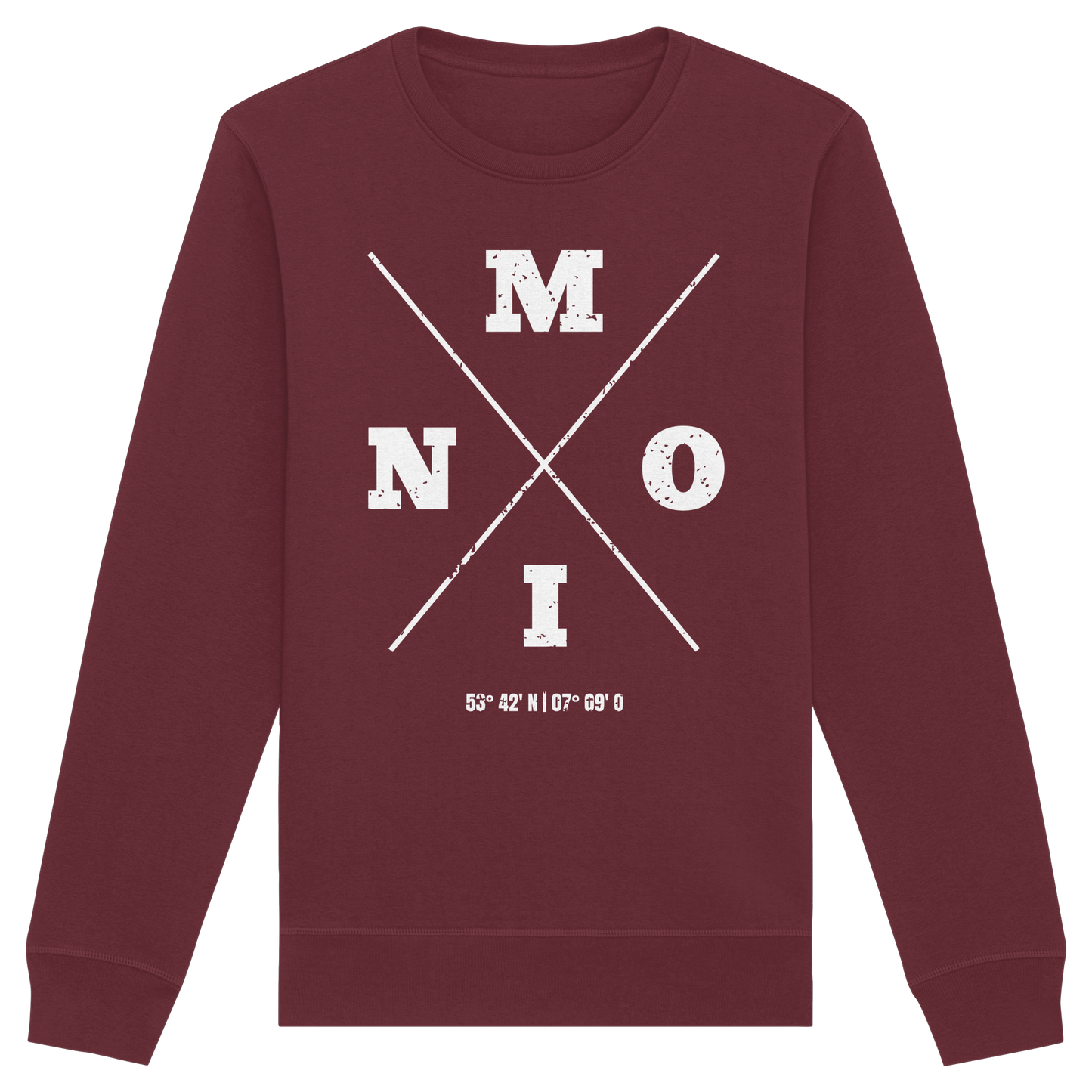 Moin Koordinaten | Lieblingsplatz am Meer | Unisex Sweatshirt Premium
