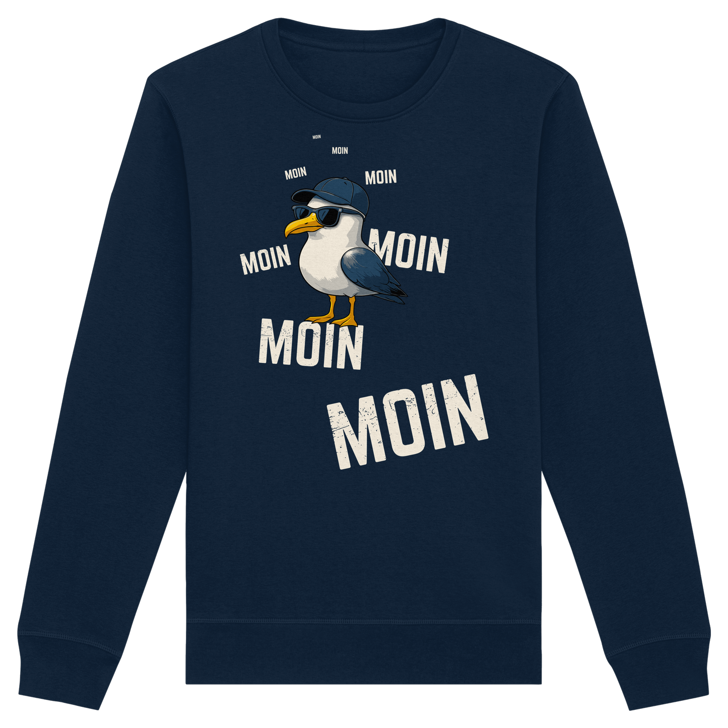 Moin Möwe | Urlaubsgefühl Nordsee | Unisex Sweatshirt Premium
