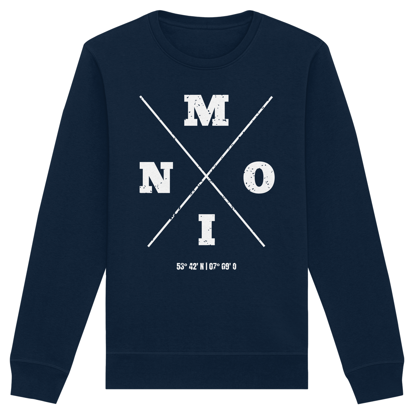 Moin Koordinaten | Lieblingsplatz am Meer | Unisex Sweatshirt Premium