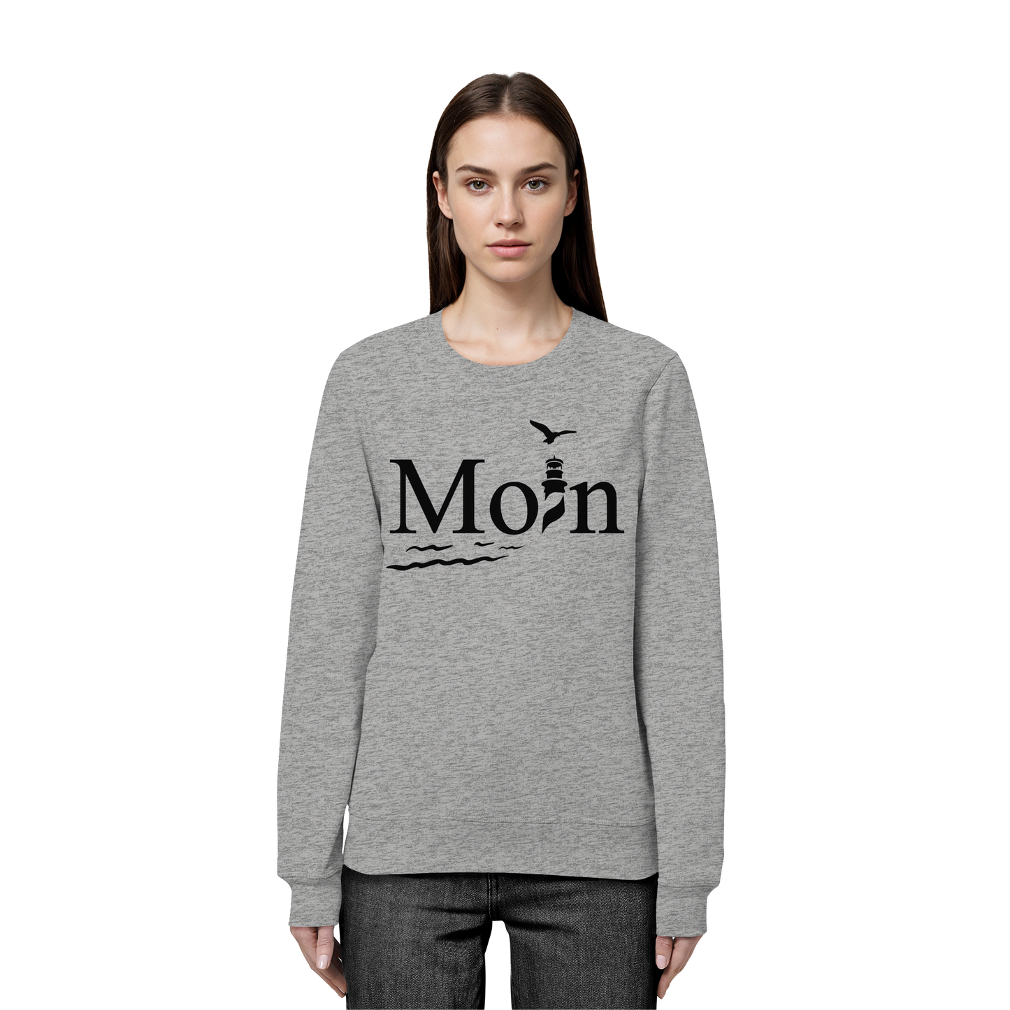 Moin Leuchtturm | Küstenliebe zeigen | Unisex Sweatshirt Premium