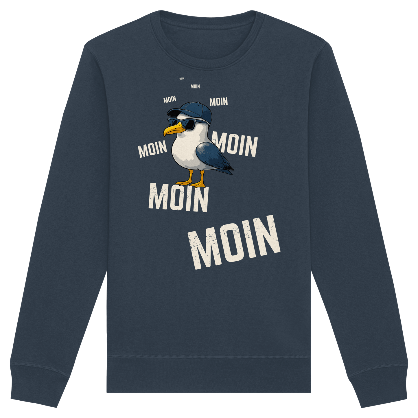 Moin Möwe | Urlaubsgefühl Nordsee | Unisex Sweatshirt Premium